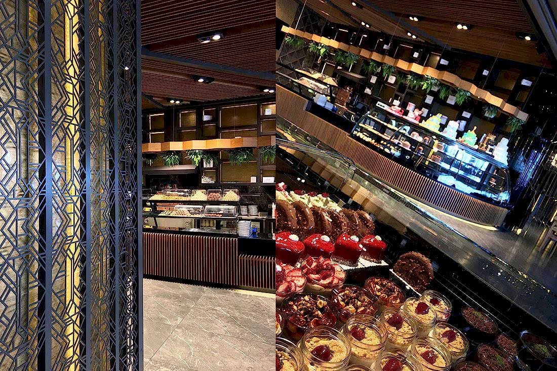 cevat-aksoy-tasarim, sadece-creative-studio, maroof-cafe-lounge, masa-tasarim, pasta-stand-tasarım, kolon-giydirme, aydinlatma, banko-tasarim, tavan-dekoru, merdiven-dekoru